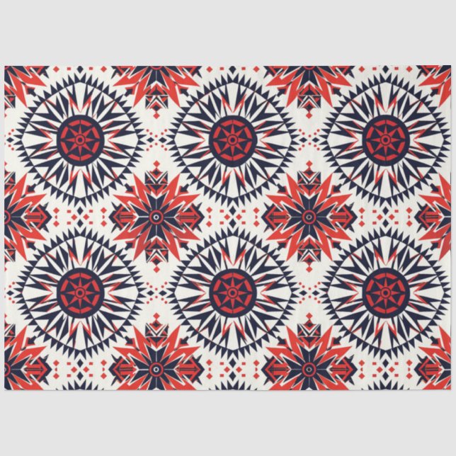 Mousseline Papier cadeau blanc "Cosmic Interlock" (Recto)