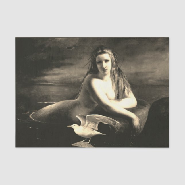 Mousseline Papier cadeau Sirène et Seagull (Recto)