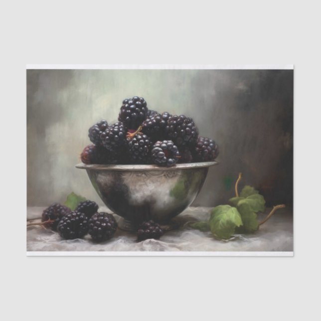 Mousseline Papier de découpage Blackberry 2 (Recto)