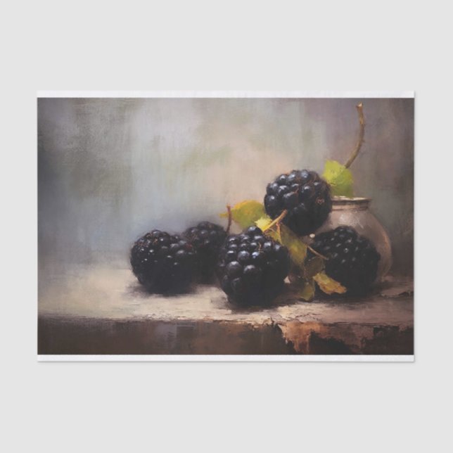 Mousseline Papier de découpage Blackberry 3 (Recto)