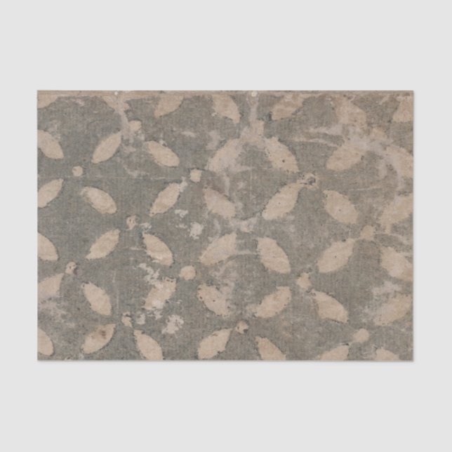 Mousseline Papier de découpage de la Flore verte (Recto)