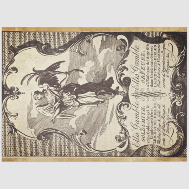 Mousseline Papier de découpage de meubles Goldsmith (Recto)