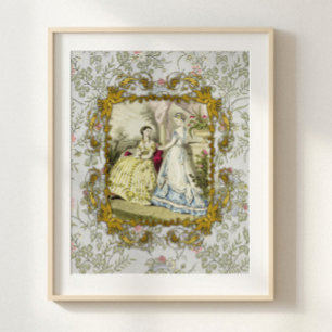 Mousseline Papier de découpage de mode française vintage