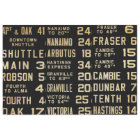 Papier de découpage de roulage de bus
