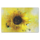 Papier de découpage de tournesol d'aquarelle