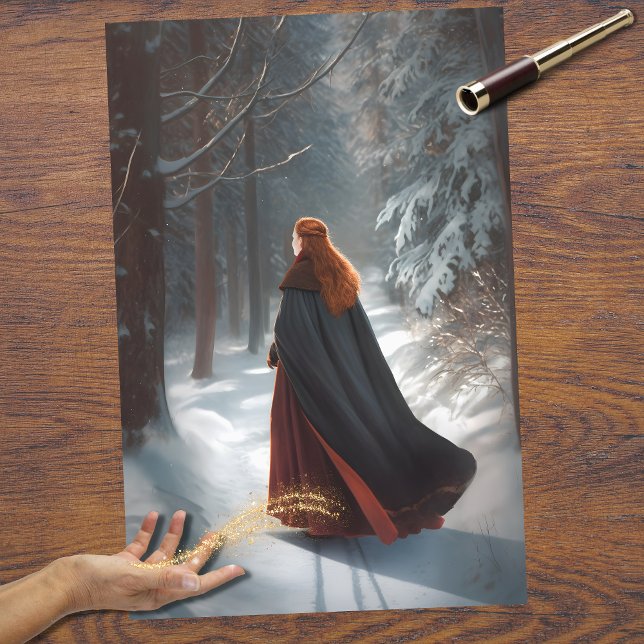 Mousseline Papier de découpage Girin Forest 3 (Créateur téléchargé)