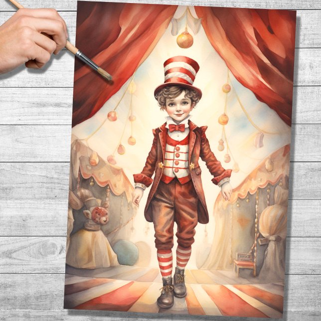 Mousseline Papier de découpage Little Ringmaster 6 (Créateur téléchargé)