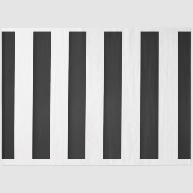 Mousseline Papier de découpage noir et blanc (Recto)