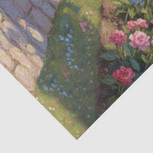 Mousseline Papier de découpage pour arche de jardin de roses