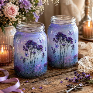 Mousseline Papier de découpage Prairie Papillon Violet Lumine