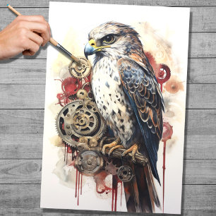 Mousseline Papier de découpage Steampunk Falcon 3