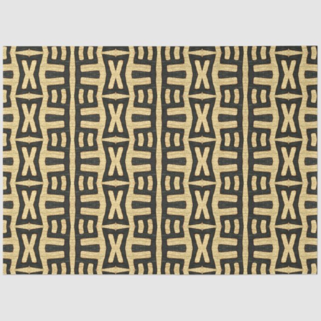 Mousseline Papier de découpage textile africain (Recto)