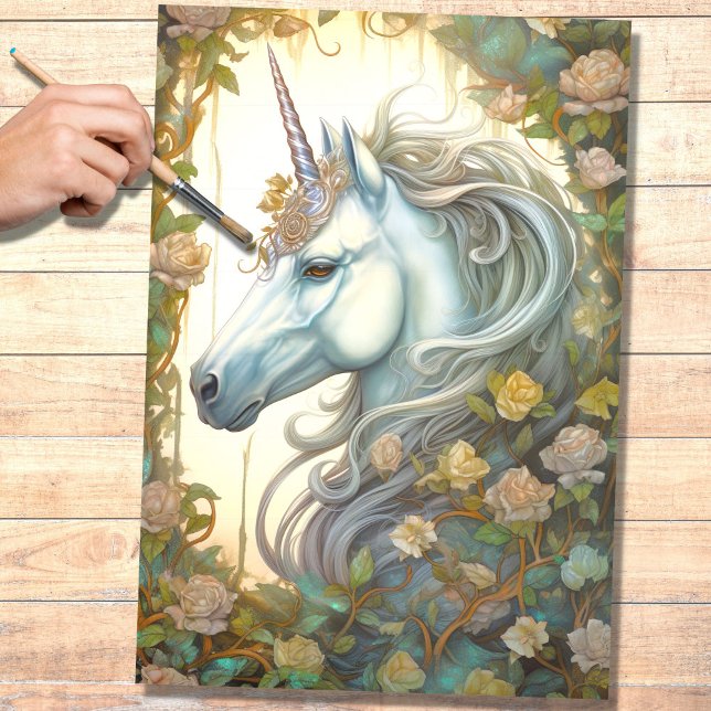 Mousseline Papier de découpage Unicorne 5 (Créateur téléchargé)