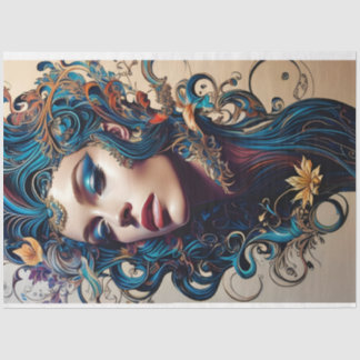 Mousseline Papier de fond de découpage de l'expression artist