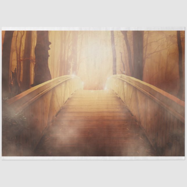 Mousseline Papier de fond de découpage des forêts d'Imaginair (Recto)