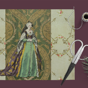 Mousseline Papier de fond de découpage Pourcentage Renaissanc