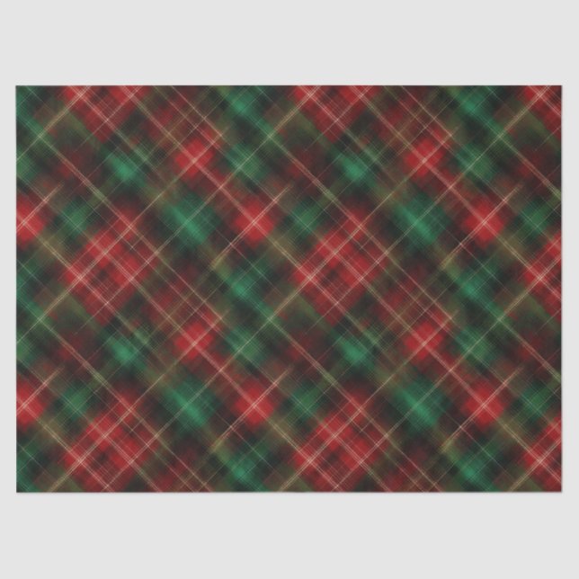 Mousseline Papier de fond de mélange de Noël (Recto)