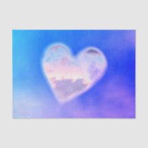 Papier de fond HEART CLOUDS