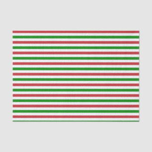 Mousseline Papier de fond rouge foncé, vert et blanc