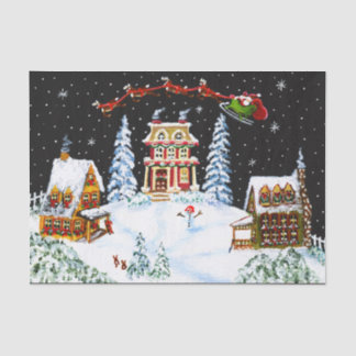 Mousseline Papier de Noël