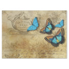 Papier de papier de découpage à papillons bleus Vi