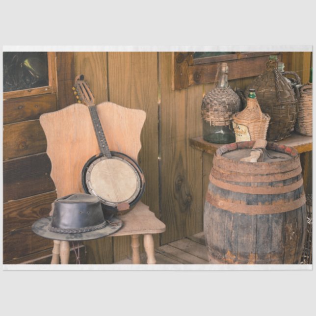 Mousseline Papier de papier de découpage du Bango occidental (Recto)