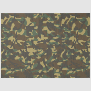 Mousseline Papier de papier de fond Camouflage forestier