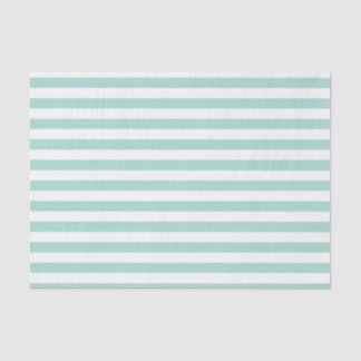 Mousseline Papier de papier tissu Aqua Stripes