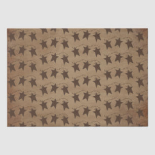 Mousseline Papier de papier tissu Rusty Stars
