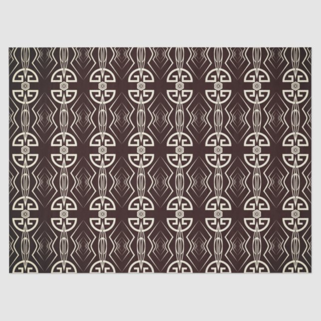 Mousseline papier de tissu art déco (Recto)