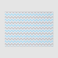 Papier de tissu Chevron gris bleu / baby shower ga