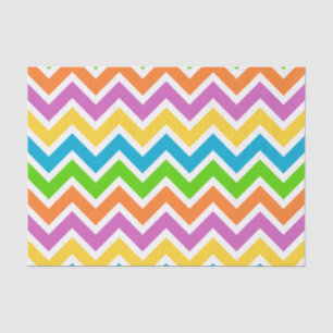 Mousseline papier de tissu de chevron