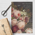 Papier de tissu de découpage vintage