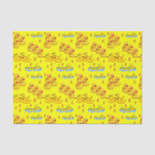 Mousseline Papier de tissu décoratif Canard