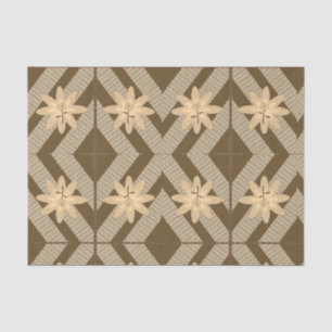 Mousseline Papier de tissu décoratif Floral