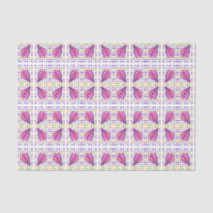 Mousseline Papier de tissu décoratif Floral