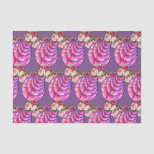 Mousseline Papier de tissu décoratif Floral