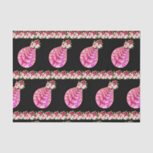 Mousseline Papier de tissu décoratif Floral