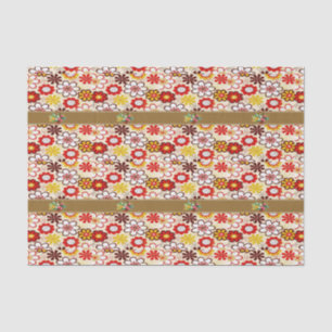 Mousseline Papier de tissu décoratif Floral