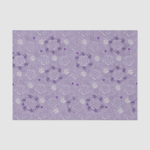 Mousseline Papier de tissu décoratif Floral