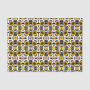 Mousseline Papier de tissu décoratif Tournesol