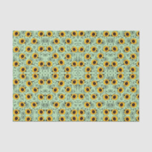 Mousseline Papier de tissu décoratif Tournesol