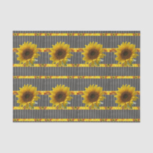 Mousseline Papier de tissu décoratif Tournesol