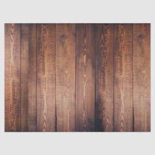 Mousseline papier de tissu en bois taché