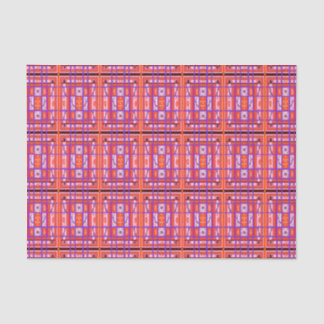 Mousseline papier de tissu en plaid