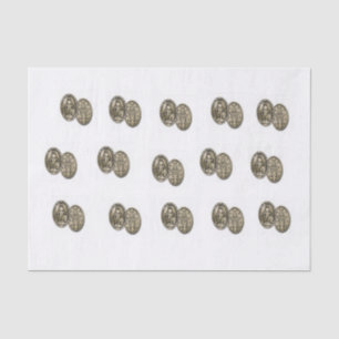 Mousseline Papier de tissu Médaille Miraculeuse