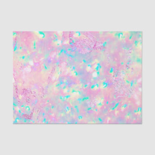 Mousseline papier de tissu opal rose brillant