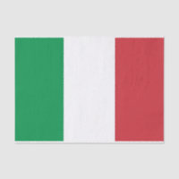 Papier de tissu patriotique avec drapeau d'Italie