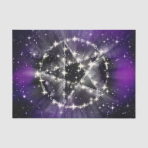 Mousseline Papier de tissu stellaire et pentagramme