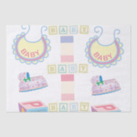Papier de tissus bébé